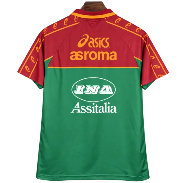 Camiseta Roma 1995-96 Prematch — Espalda