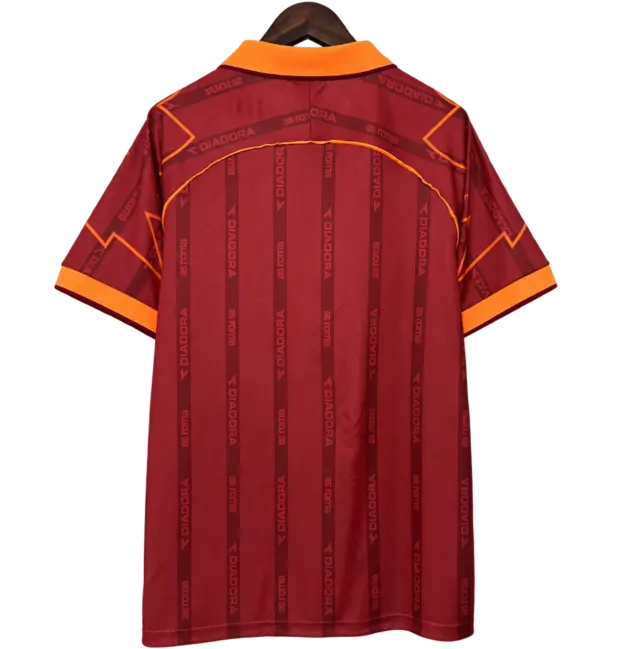 Camiseta Roma 1999-00 Local — Espalda