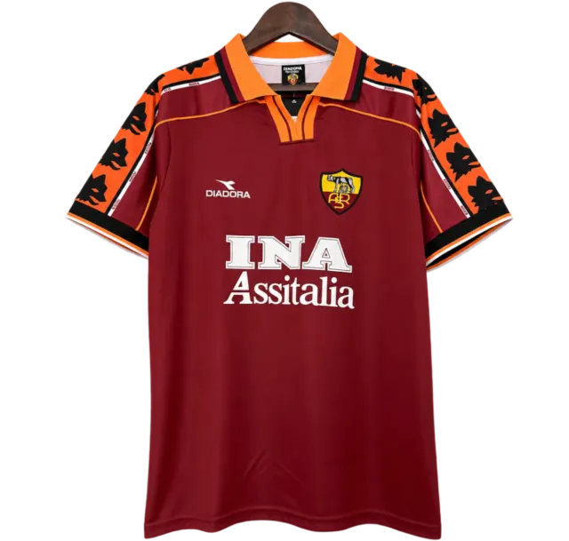 Camiseta Roma 1998-99 Local