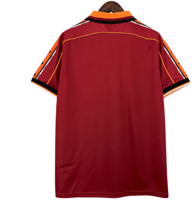 Camiseta Roma 1998-99 Local — Espalda