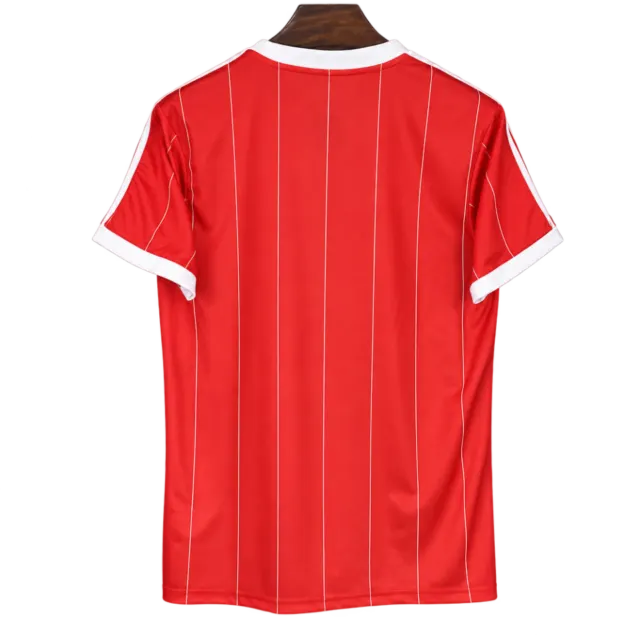 Camiseta Hamburg 1983-84 Visitante — Espalda