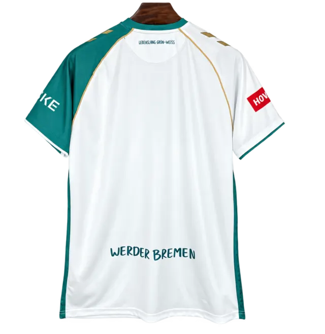 Camiseta Werder Bremen 2025-26 Edición Especial — Obrigado Diego — Espalda