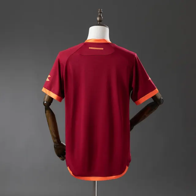 Camiseta Roma 2006-07 Local — Espalda
