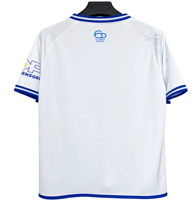 Camiseta Hansa Rostock 2025-26 Visitante — Espalda