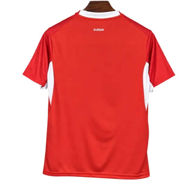 Camiseta Switzerland 2026 Local — Espalda