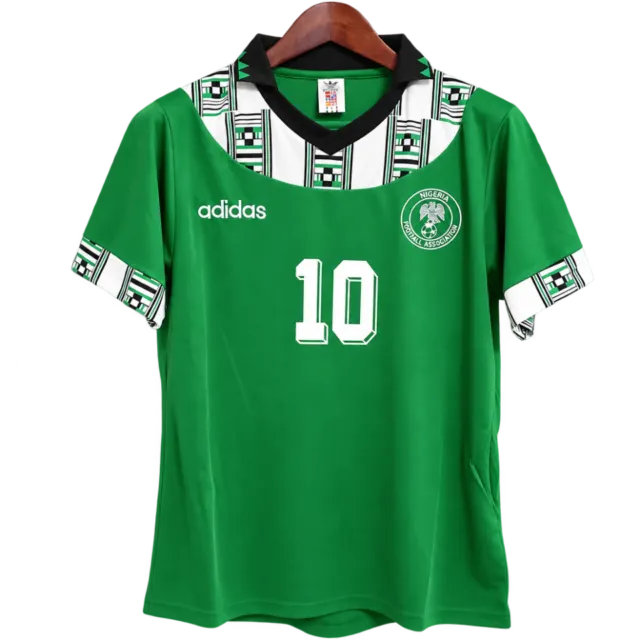 Camiseta Nigeria 1994 Local — Cuello estampado