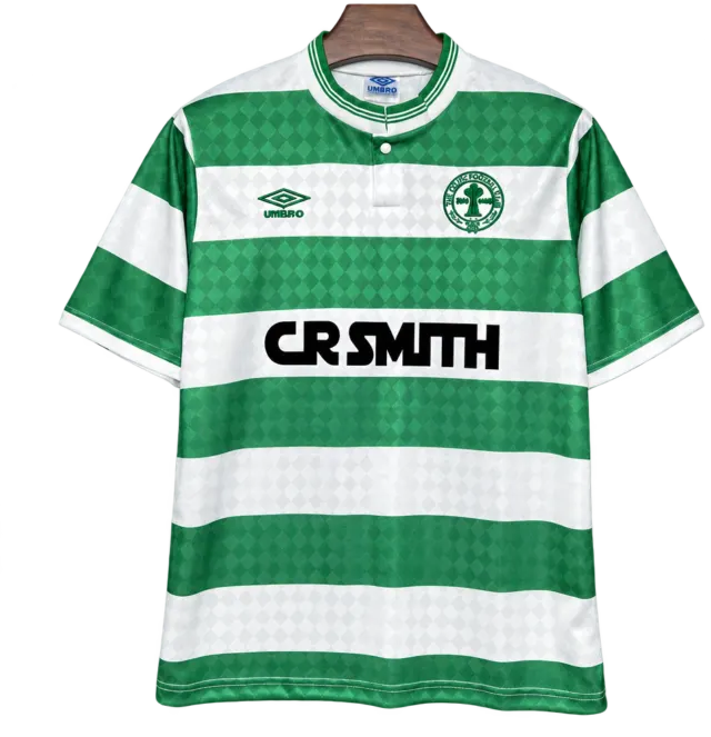 Camiseta Celtic 1987-88 Local — Cuello redondo