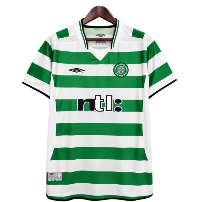 Camiseta Celtic 2001-03 Local