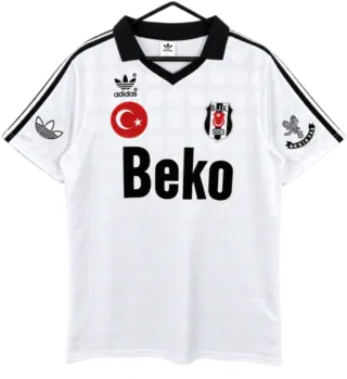 Camiseta Besiktas 1990-91 Local