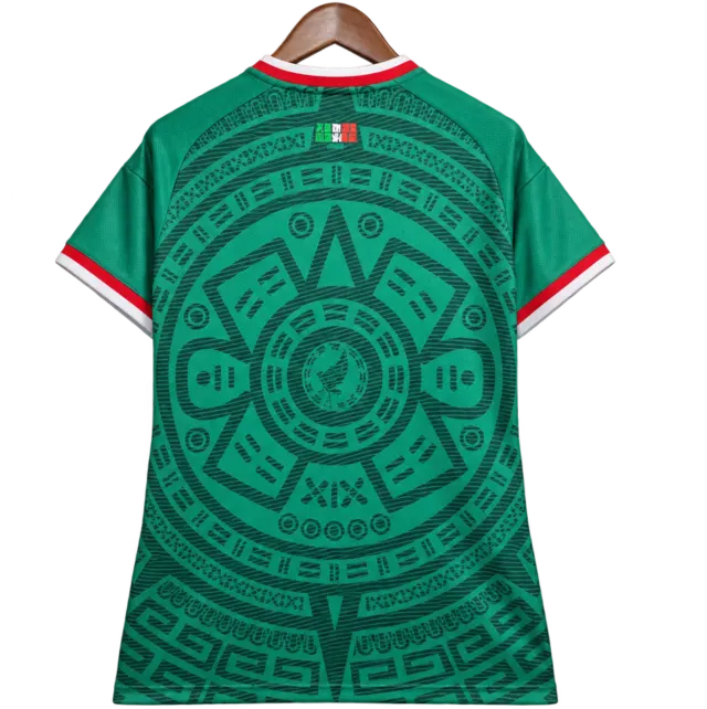 Camiseta Mexico 2026 Local Femenina — Espalda