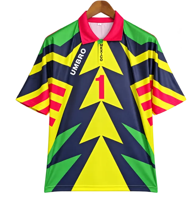 Camiseta Mexico 1994 Visitante Portero