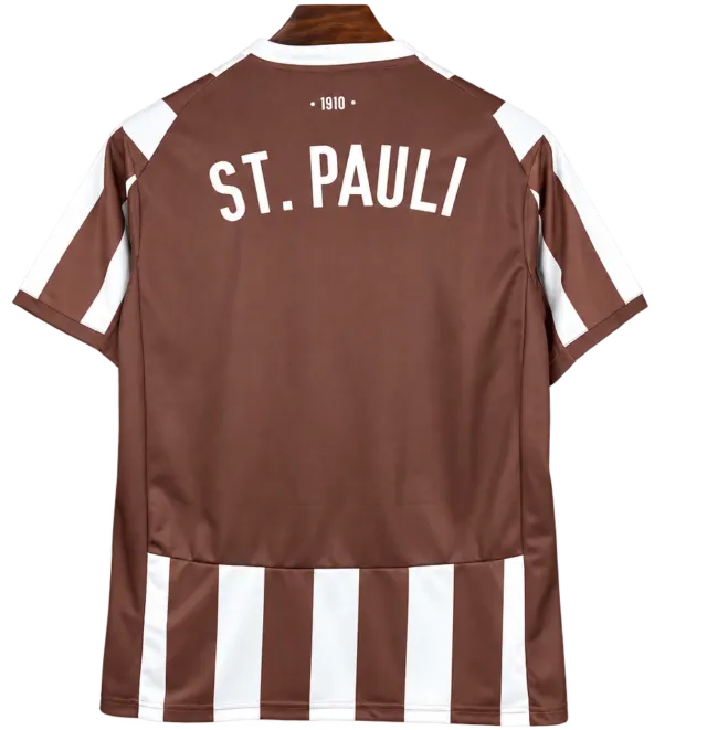 Camiseta St Pauli 2025-26 Local — Espalda