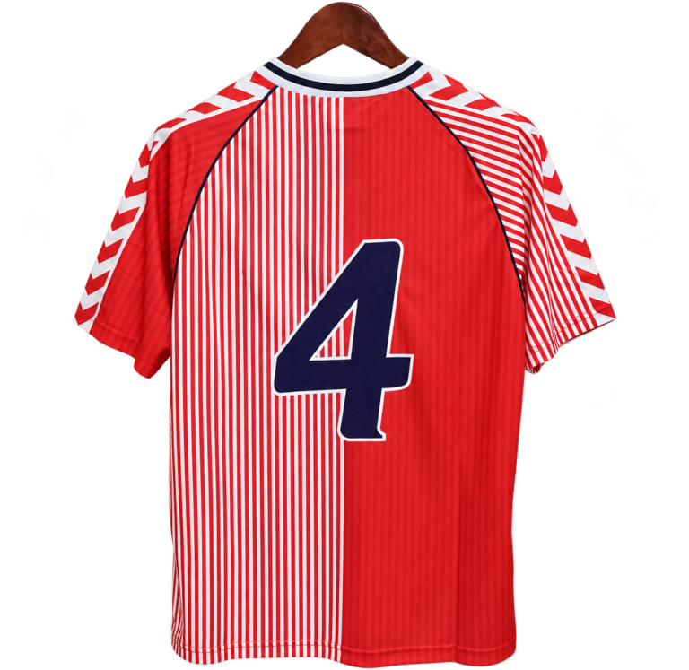 Camiseta Denmark 1986 Local — Espalda