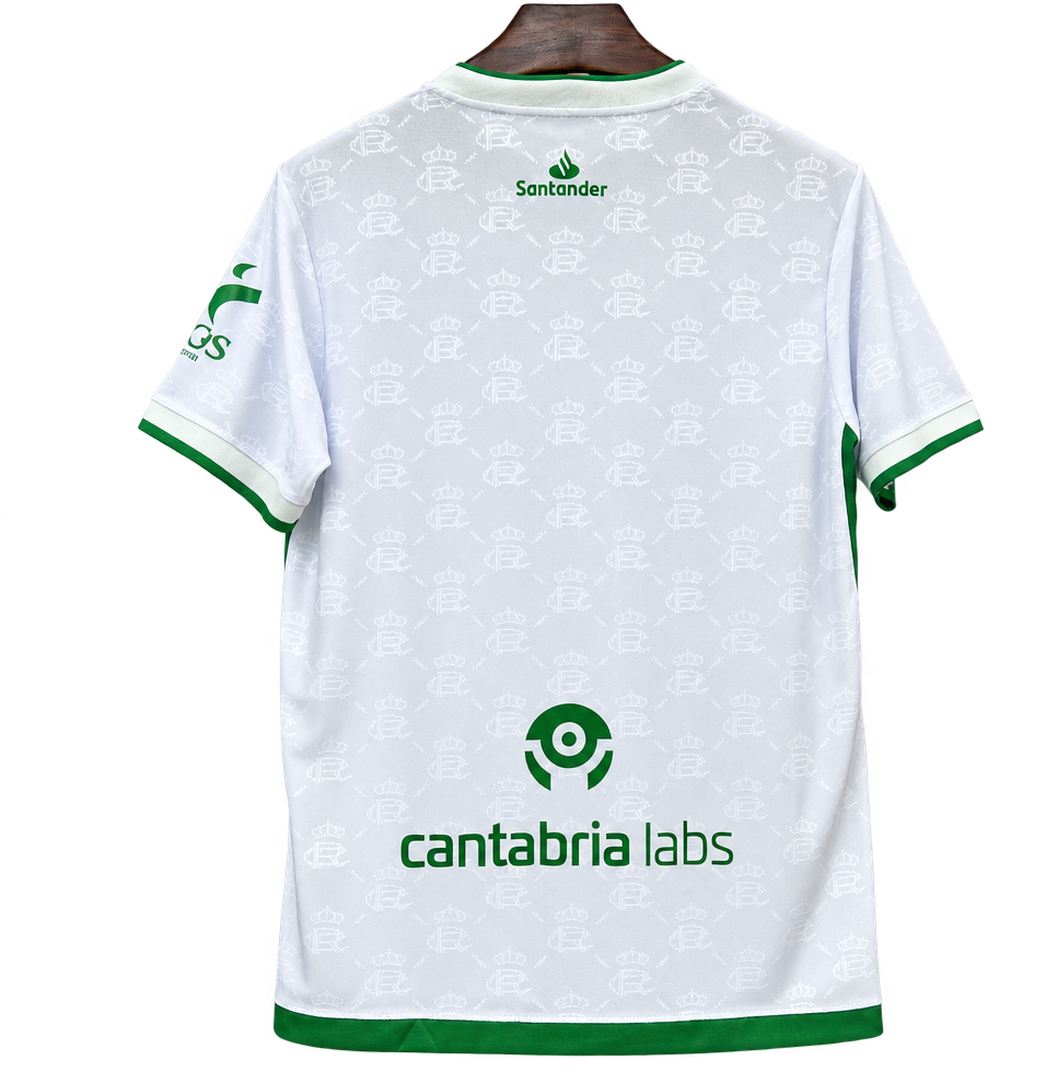 Camiseta Racing Santander 2025-26 Local — Espalda
