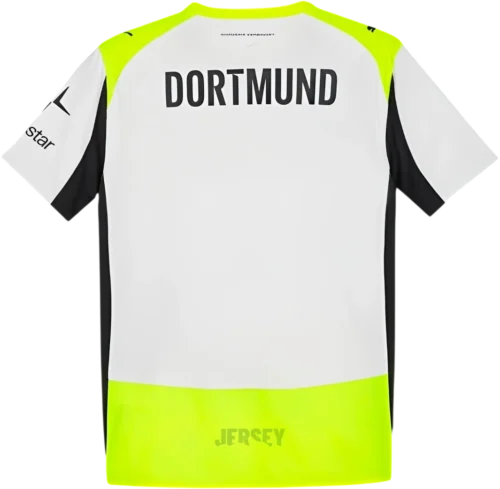 Camiseta Borussia Dortmund 2025-2026 Visitante — Espalda