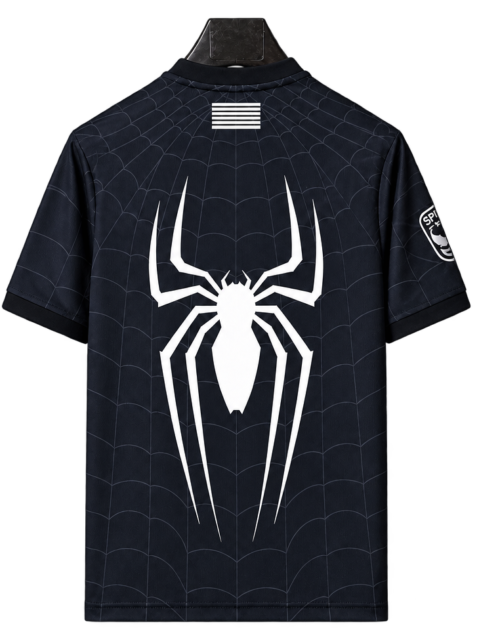 Camiseta Barcelona 2026-27 Edición Especial — Spider Negra — Espalda