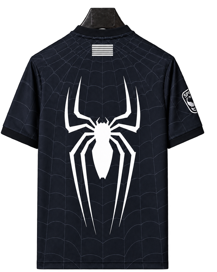 Camiseta Barcelona 2026-27 Edición Especial — Spider Negra — Espalda