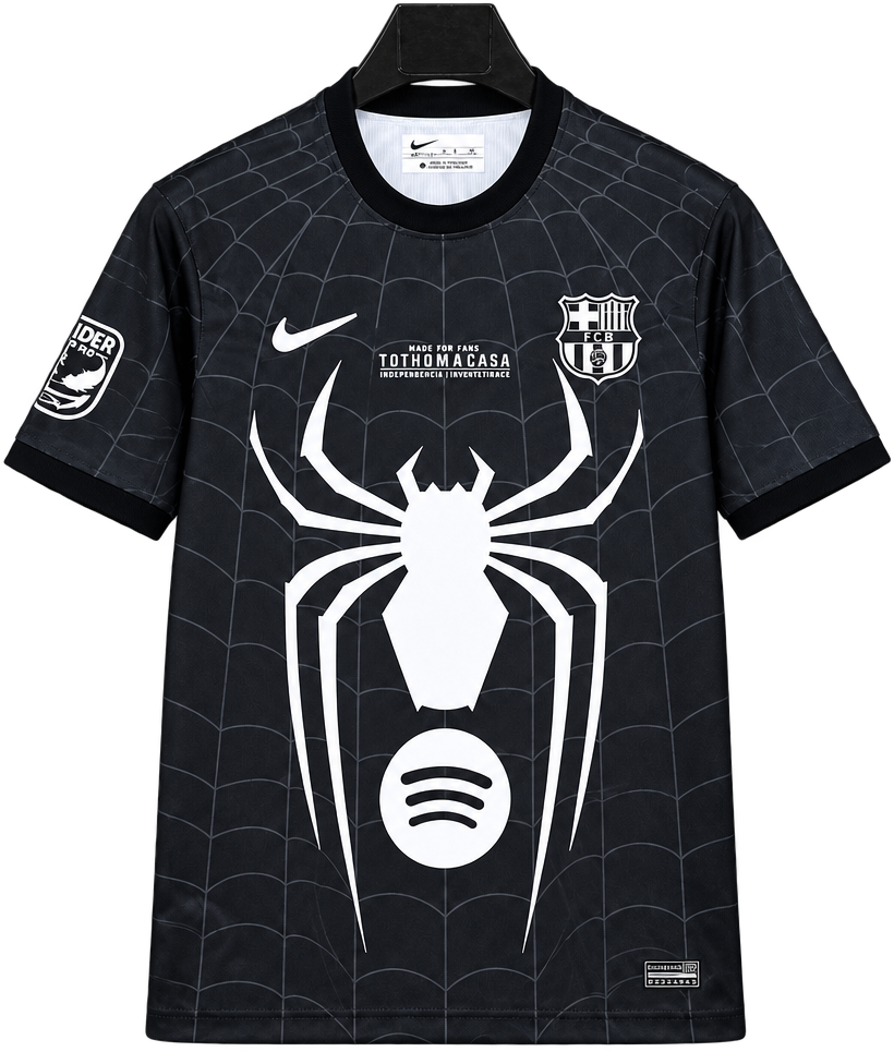 Camiseta Barcelona 2026-27 Edición Especial — Spider Negra