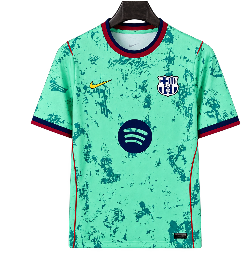 Camiseta Barcelona 2026-27 Edición Especial — Verde Estampada