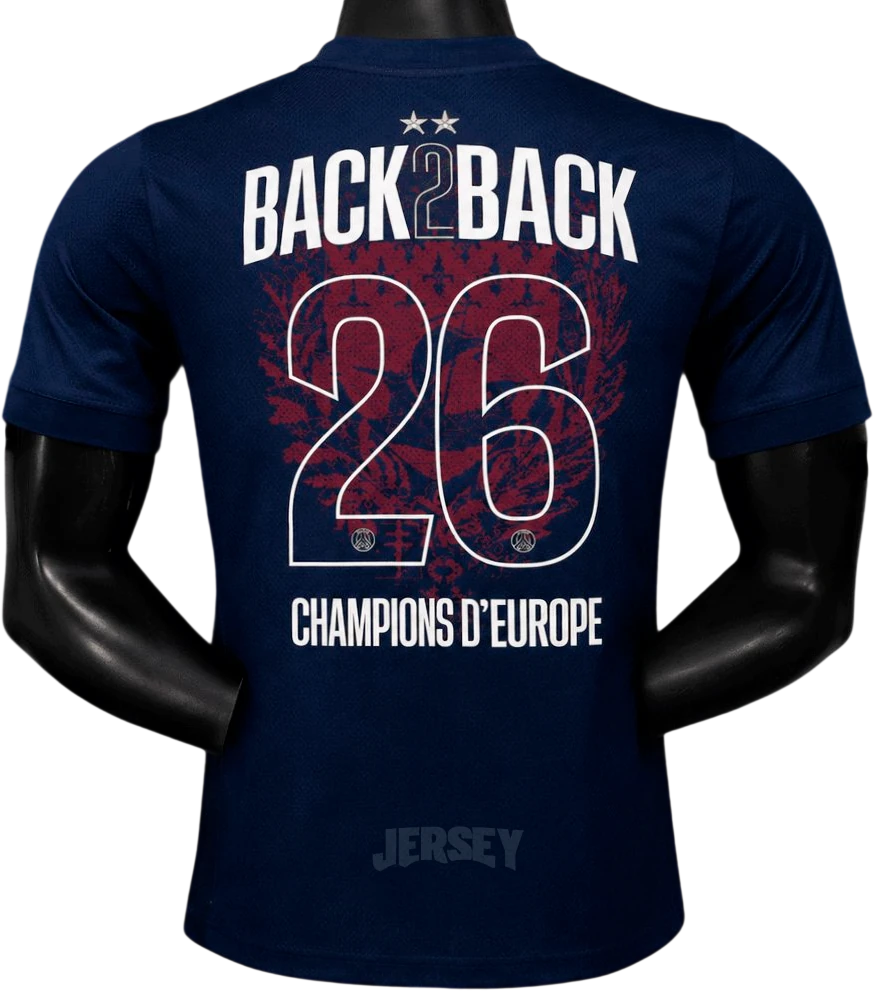 Camiseta PSG 2025-2026 Local Festejos — Espalda