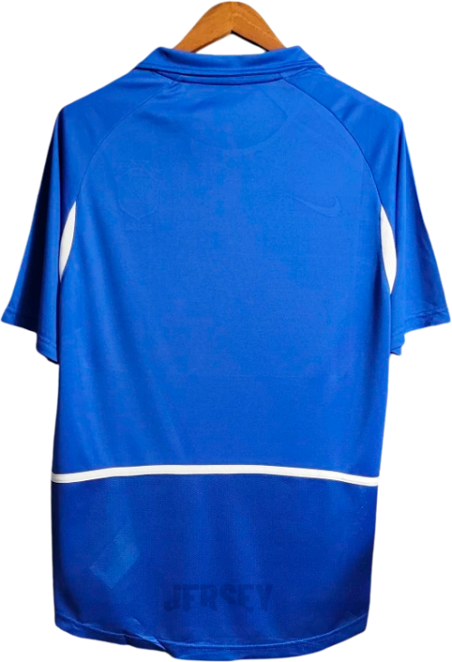 Camiseta Brasil 2002 Visitante — Espalda