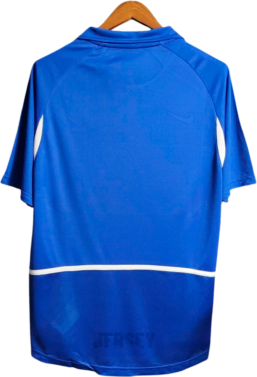 Camiseta Brasil 2002 Visitante — Espalda