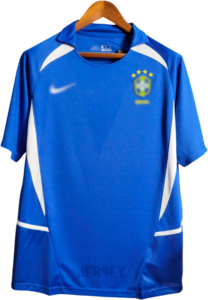 Camiseta Brasil 2002 Visitante