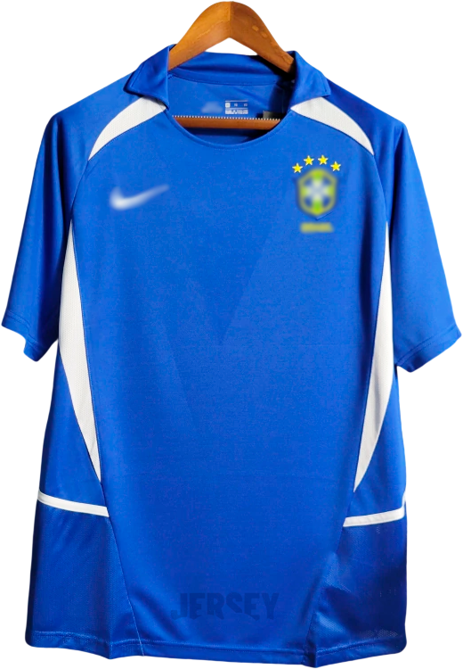 Camiseta Brasil 2002 Visitante
