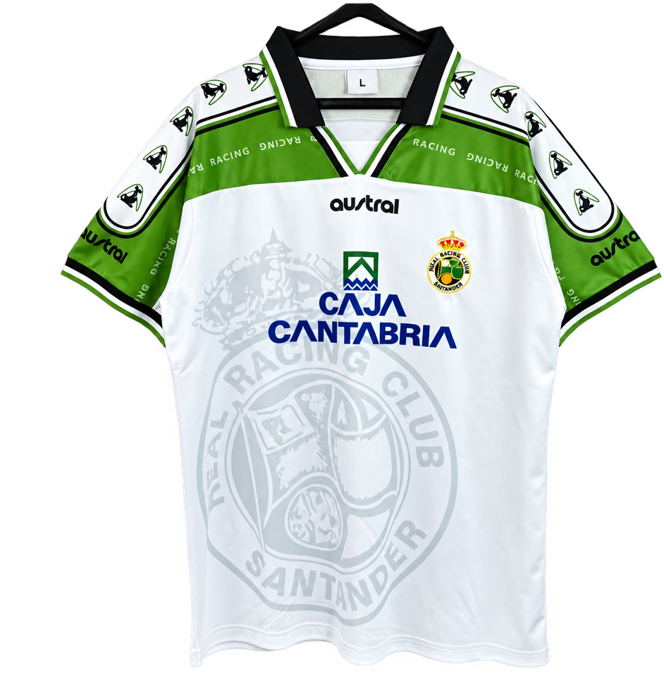 Camiseta Racing Santander 1997-98 Local — Frente