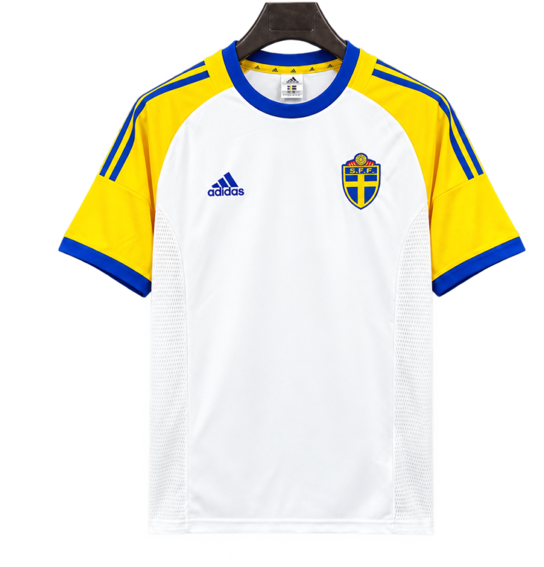 Camiseta Sweden 2002 Visitante