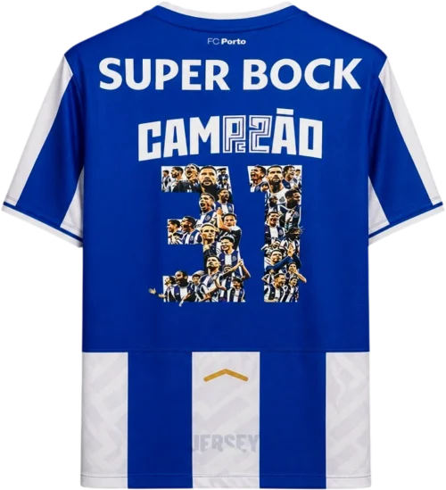 Camiseta Porto 2025-2026 Local Campeones — Espalda