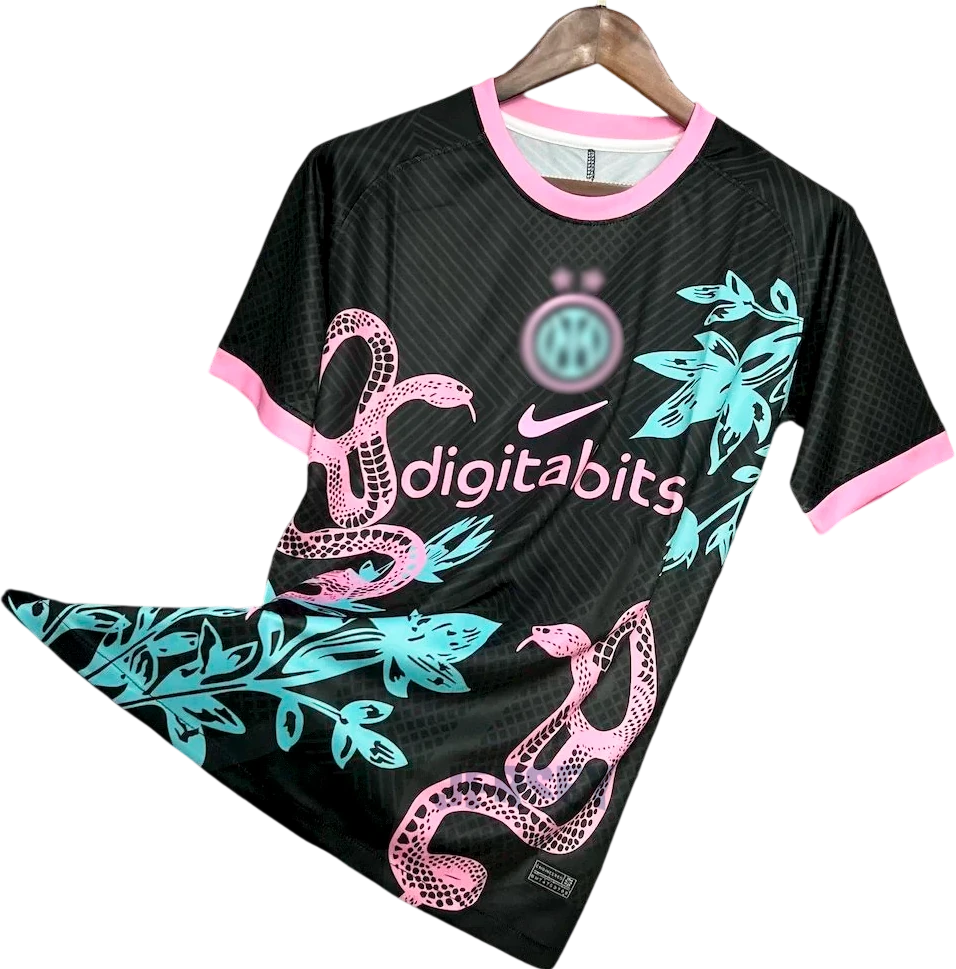Camiseta Inter de Milan 2024-2025 Edición Especial Variante Negra — Frente