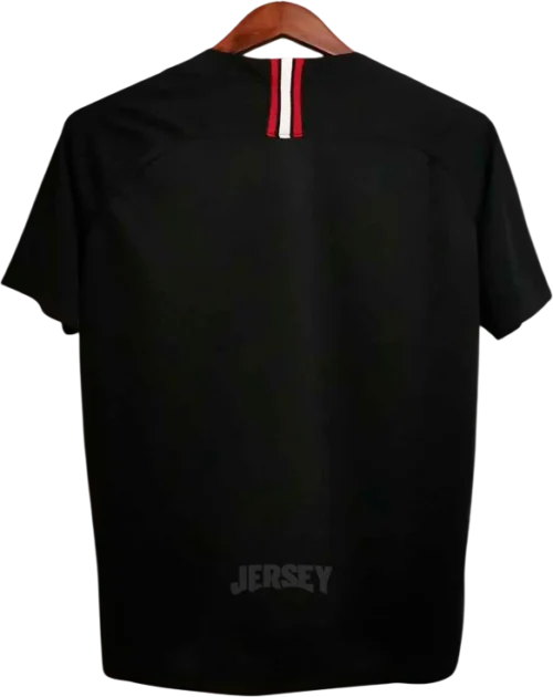 Camiseta PSG 2018-2019 Visitante CL Negro — Espalda