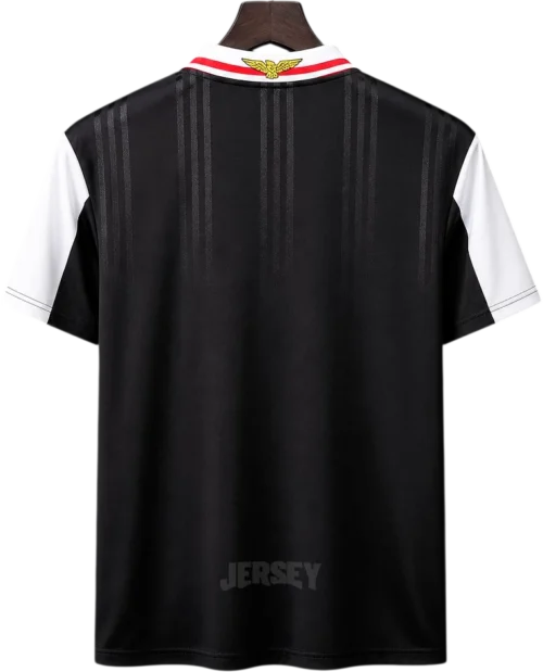 Camiseta Benfica 1997-1998 Visitante Variante Negra — Espalda