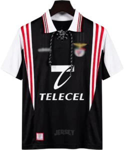 Camiseta Benfica 1997-1998 Visitante Variante Negra