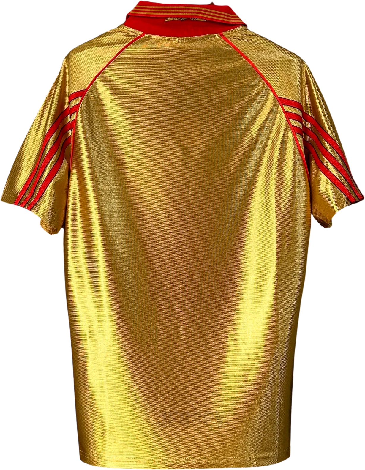 Camiseta Benfica 1998-1999 Visitante Variante Dorada — Espalda