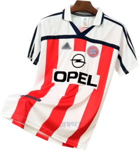 Camiseta Bayern Munich 2001 Visitante