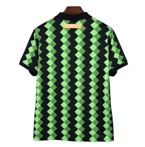 Camiseta Racing Santander 2024-25 Edición Especial — 112 Aniversario Verde y Negra — Espalda