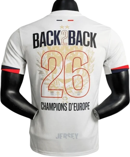 Camiseta PSG 2025-2026 Visitante Festejos — Espalda