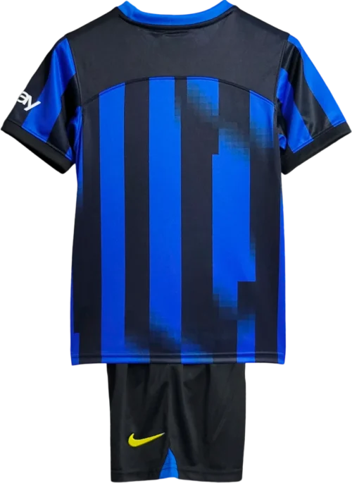 Camiseta Inter de Milan 2023-2024 Versión Infantil Local — Espalda