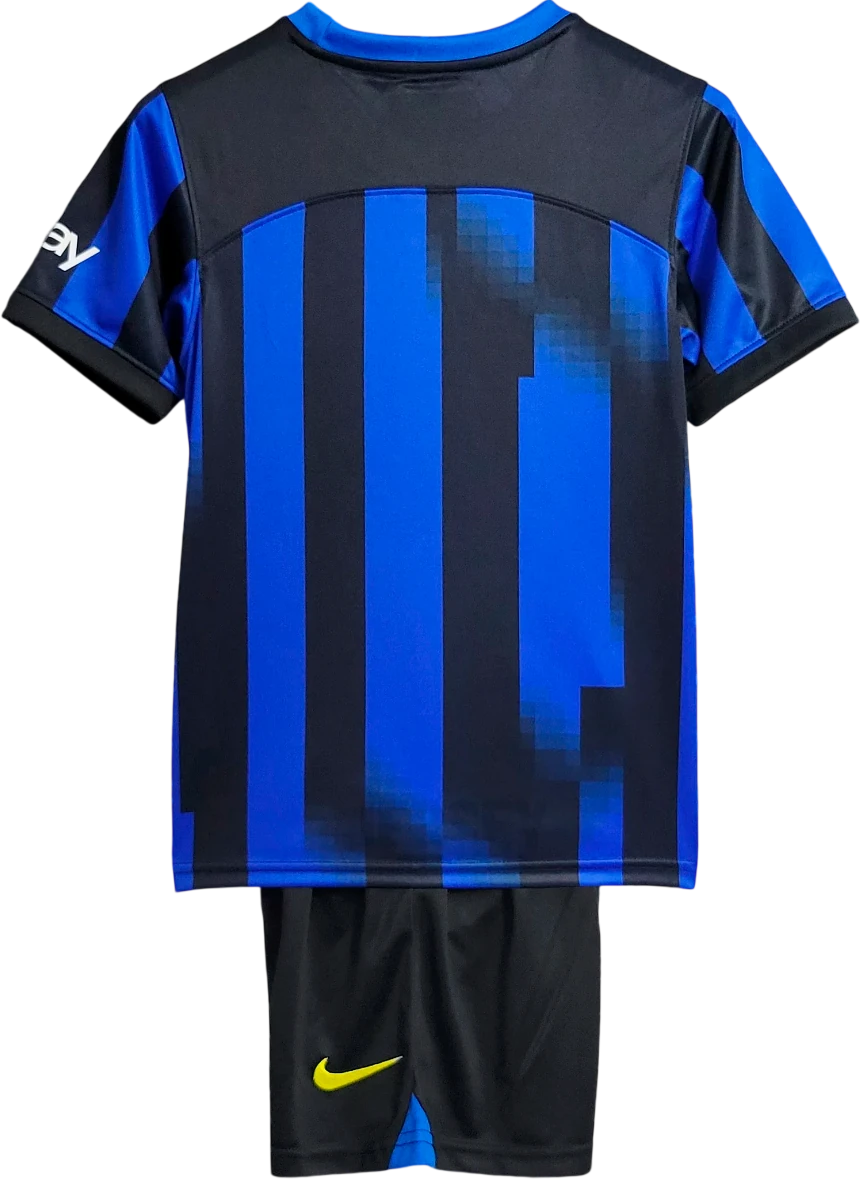 Camiseta Inter de Milan 2023-2024 Versión Infantil Local — Espalda