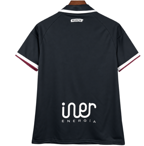 Camiseta Albacete 2025-26 Edición Especial — Retro Negra — Espalda