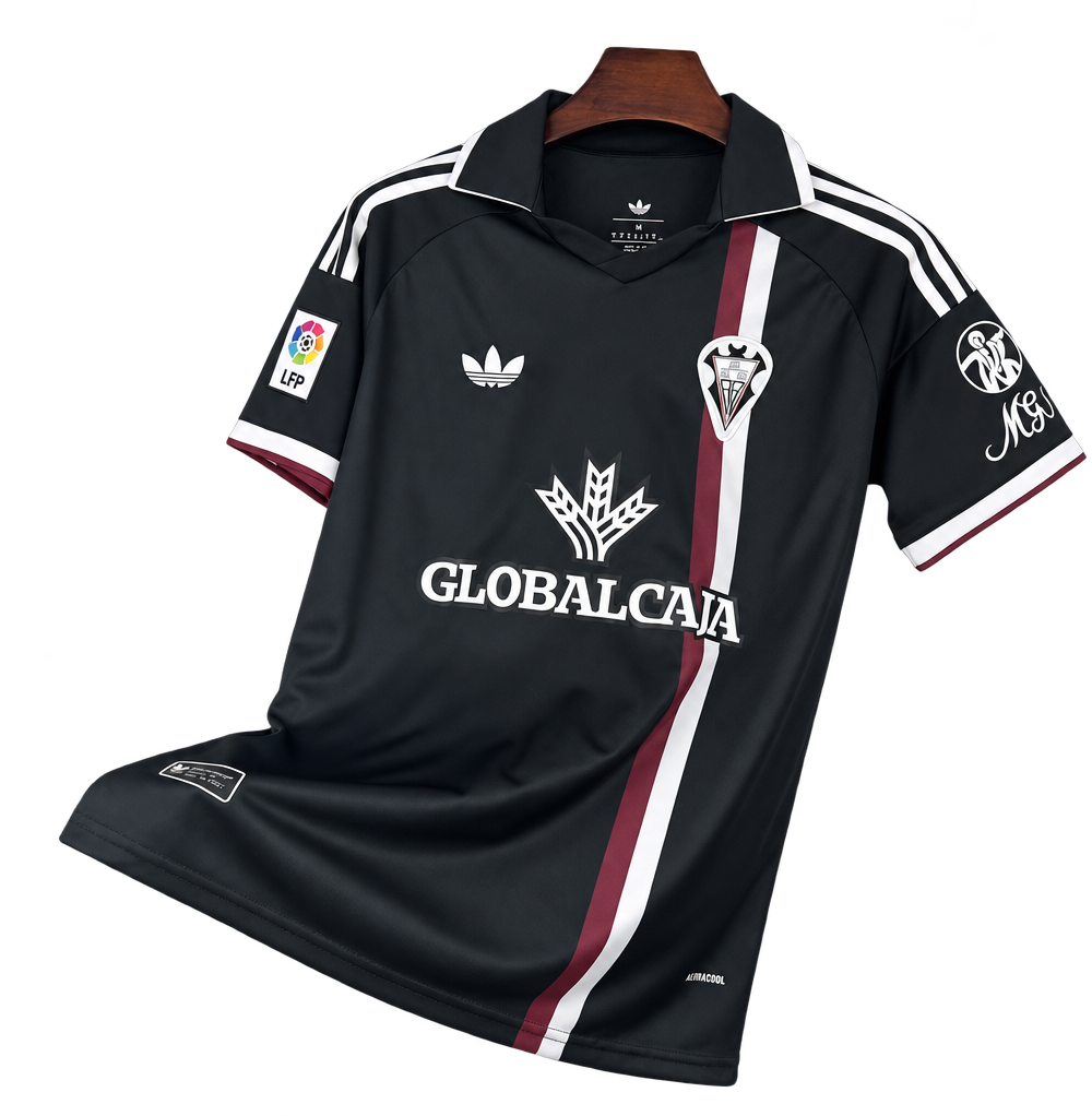 Camiseta Albacete 2025-26 Edición Especial — Retro Negra