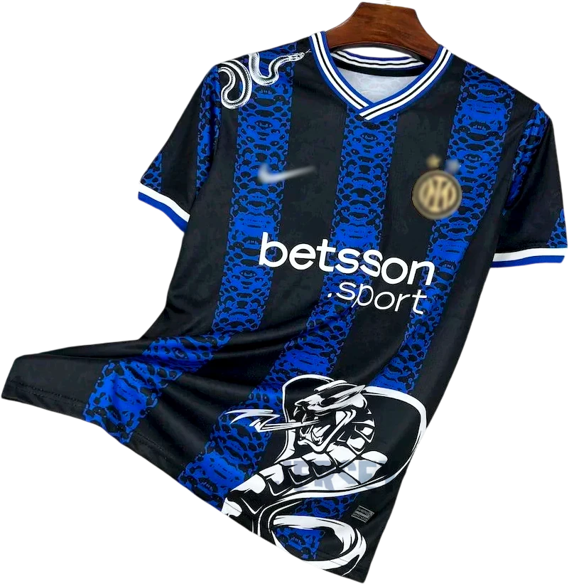 Camiseta Inter de Milan 2024-2025 Edición Especial White Mamba — Frente