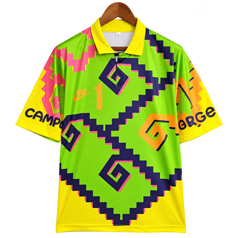 Camiseta Mexico 1995 Local Portero — Campos 1 · Verde