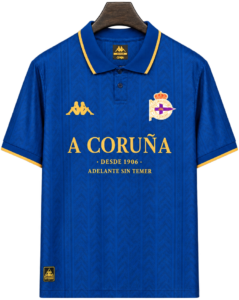 Camiseta Deportivo De La Coruna 2026-27 Edición Especial — 120 Aniversario Polo Azul