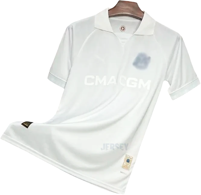 Camiseta Olympique Marseille 2024-2025 Edición Especial 125 Aniversario Blanco