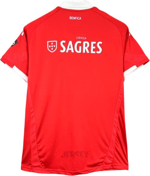 Camiseta Benfica 2009-2010 Local — Espalda