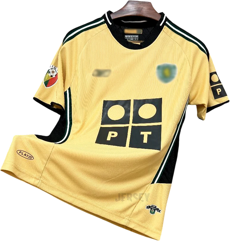 Camiseta Sporting CP 2002-2004 Visitante Variante Amarilla