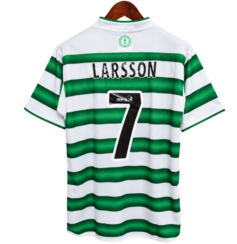 Camiseta Celtic 2003-04 Local — Espalda